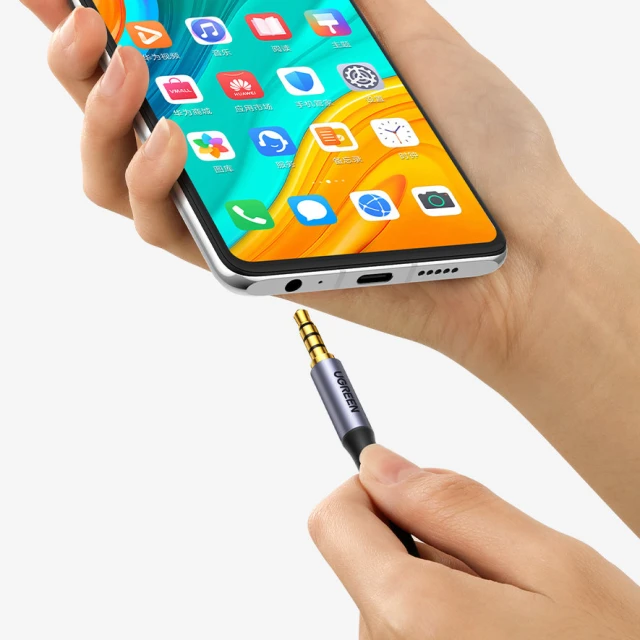 Кабель Ugreen AUX Mini Jack 3.5mm to 3.5mm Mini Jack 2m Black (UGR1187BLK)