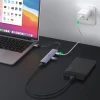 USB-хаб Ugreen 4x USB-A x Type-C Gray (UGR1320)