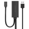 Подовжувач Ugreen USB-A 3.2 Gen 1 (USB-A 3.0/USB-A 3.1 Gen 1) 10m Black (UGR1281BLK)
