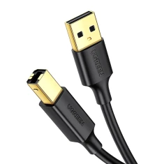 Кабель Ugreen USB Type-B to USB-A 2.0 480Mbps 1m Black (6957303828463)