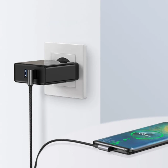 Кабель Ugreen Quick Charge USB-A to USB Type-C 3A 2m Gray (UGR1123BLK)