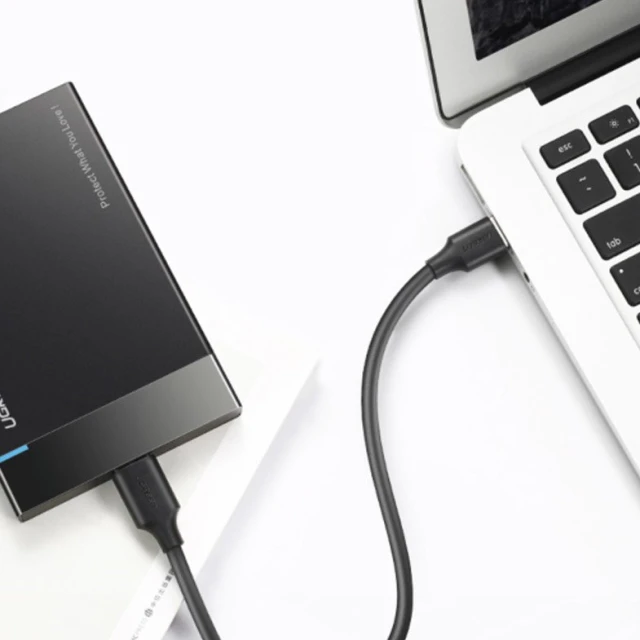 Кабель Ugreen USB-A to USB Type-C 3A 1m Black (6957303828821)