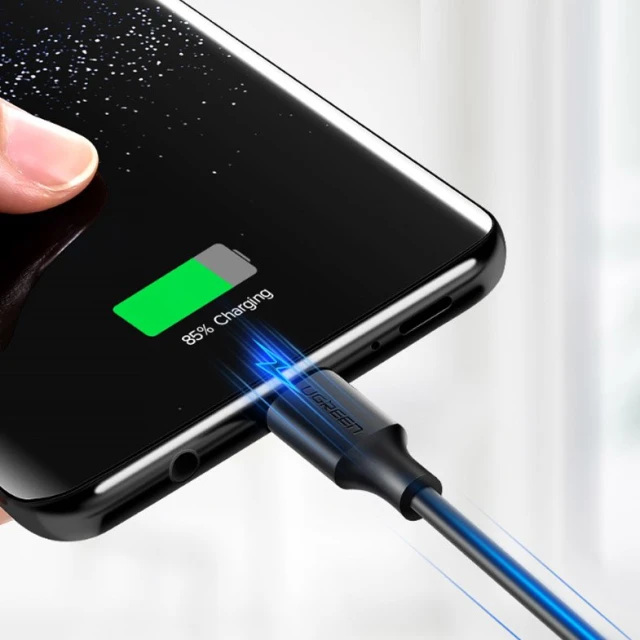 Кабель Ugreen USB-A to USB Type-C 3A 1m Black (6957303828821)