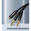 Кабель Ugreen 3.5mm Mini Jack to 2x 3.5mm Mini Jack Black (UGR233)