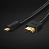 Кабель Ugreen HDMI to micro HDMI 19pin 2.0v 4K 60Hz 30AWG 1.5m Black (UGR568)