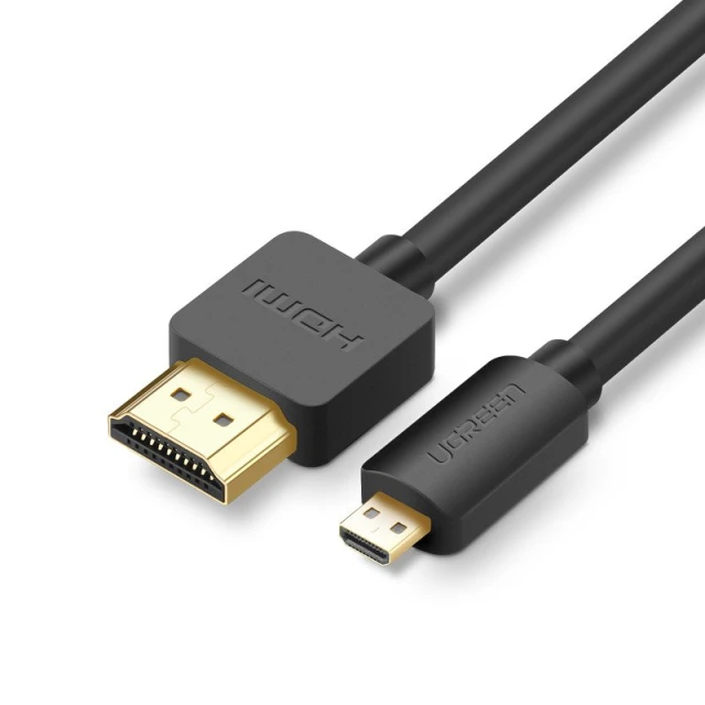 Кабель Ugreen HD127 micro HDMI to HDMI 4K 2m Black (30103-ugreen)