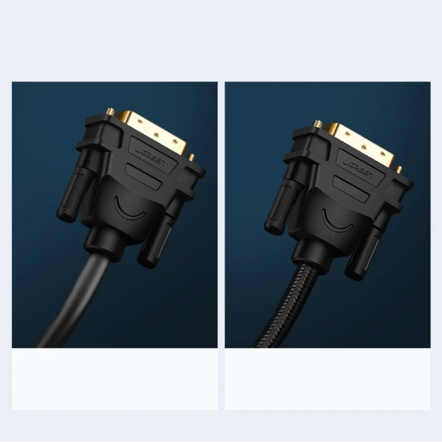 Кабель Ugreen HDMI to DVI 4K 60Hz 30AWG 1m Black (UGR195BLK)
