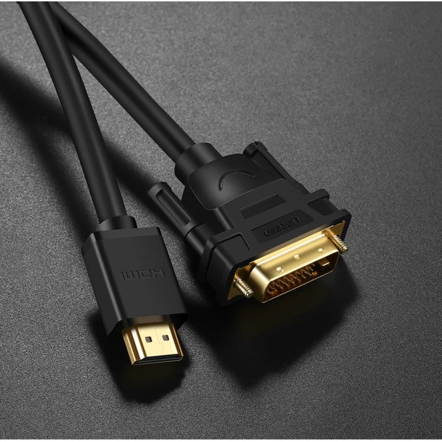 Кабель Ugreen HDMI to DVI 4K 60Hz 30AWG 1m Black (UGR195BLK)