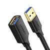 Кабель-подовжувач Ugreen USB-A to USB-A 0.5m Black (6957303831258)
