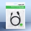 Кабель-подовжувач Ugreen USB-A to USB-A 0.5m Black (6957303831258)