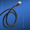 Кабель-подовжувач Ugreen USB-A to USB-A 0.5m Black (6957303831258)