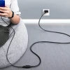 Кабель-подовжувач Ugreen USB-A to USB-A 0.5m Black (6957303831258)
