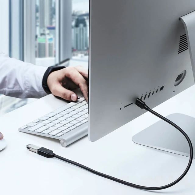 Кабель-подовжувач Ugreen USB-A to USB-A 0.5m Black (6957303831258)