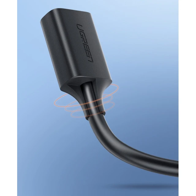 Адаптер Ugreen USB-A 3.0 to USB-A 3.0 3m Black (UGR059BLK)