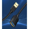Адаптер Ugreen USB-A 3.0 to USB-A 3.0 3m Black (UGR059BLK)