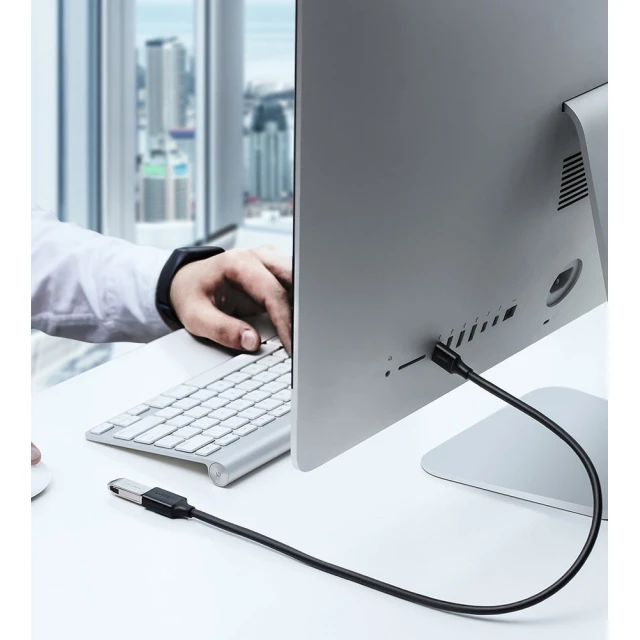 Адаптер Ugreen USB-A 3.0 to USB-A 3.0 3m Black (UGR059BLK)