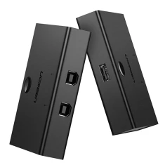 Перемикач Ugreen USB-A to 2x USB-B Black (6957303833450)