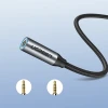 Адаптер Ugreen 3.5mm Mini Jack to USB Type-C 10cm Gray (6957303836321)