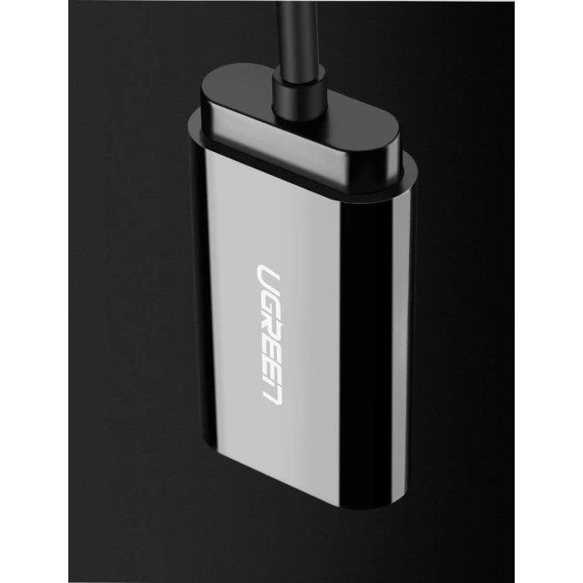 Адаптер Ugreen USB-A to 3.5mm Mini Jack 15cm Black (UGR084BLK)
