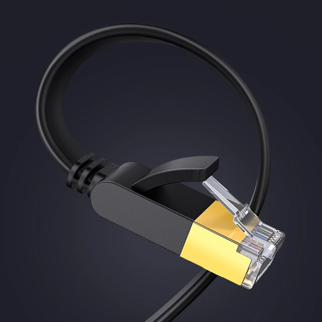 Патчкорд Ugreen Ethernet RJ45 to RJ45 10Gb/s 0.5m Black (6957303837380)