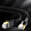 Патчкорд Ugreen Ethernet RJ45 to RJ45 10Gb/s 0.5m Black (6957303837380)