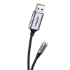 Адаптер Ugreen CM477 USB-A to AUX 3.5mm Mini Jack Grey (30757)