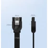 Кабель Ugreen SATA 3.0 0.5m Black (6957303837960)