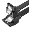 Кабель Ugreen Angled SATA 3.0 0.5m Black (6957303837977)