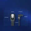 Кабель Ugreen Angled SATA 3.0 0.5m Black (6957303837977)
