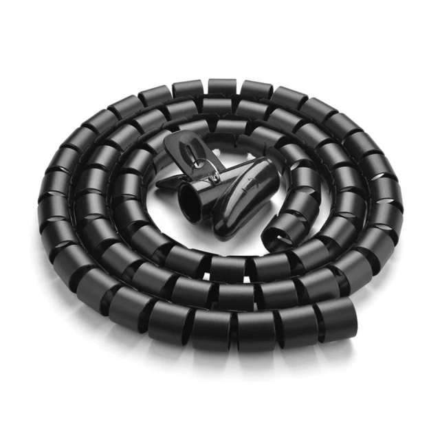 Кабельный органайзер Ugreen Mask Cable Organizer 1.5m Black (6957303838189)