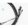 Кабельный органайзер Ugreen Mask Cable Organizer 1.5m Black (6957303838189)