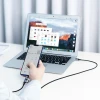 Кабель Ugreen 2-in-1 USB-A/micro USB/USB Type-C 2.4A 1m Black (UGR243BLKGRY)