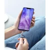 Кабель Ugreen 2-in-1 USB-A/micro USB/USB Type-C 2.4A 1m Black (UGR243BLKGRY)