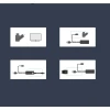 Адаптер Ugreen USB-A 100Mbps to Chromecast 1m Black (6957303839858)