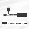 Адаптер Ugreen USB-A 100Mbps to Chromecast 1m Black (6957303839858)