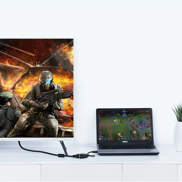 Адаптер Ugreen HDMI (Male) to VGA (Female) FHD Black (UGR611BLK)