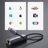 Адаптер Ugreen RJ45 to USB Type-C 1Gbps (1000Mbps) Gray (UGR1033GRY)