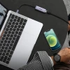 Адаптер Ugreen RJ45 to USB Type-C 1Gbps (1000Mbps) Gray (UGR1033GRY)