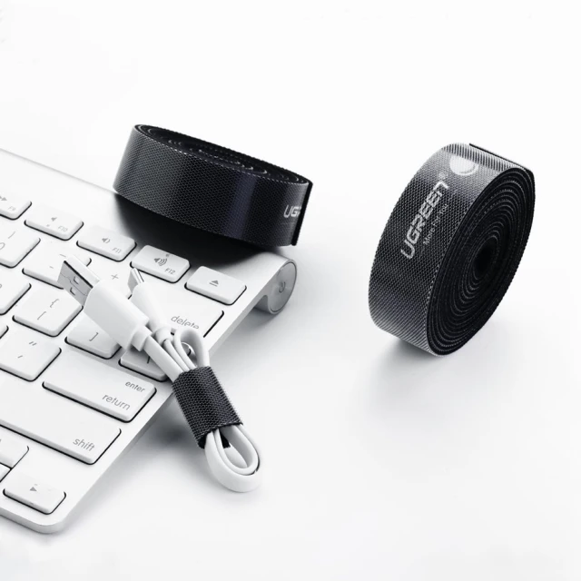 Органайзер для кабеля Ugreen Velcro Cable Organizer 2m Black (6957303843541)