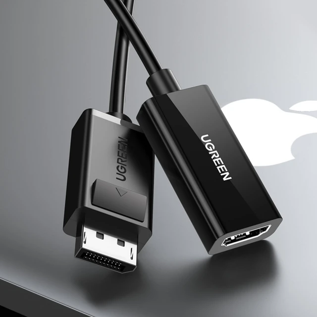 Адаптер Ugreen DisplayPort to HDMI Black (6957303843633)