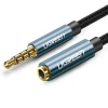 Адаптер Ugreen Mini Jack 3.5mm 0.5m Blue (6957303846726)
