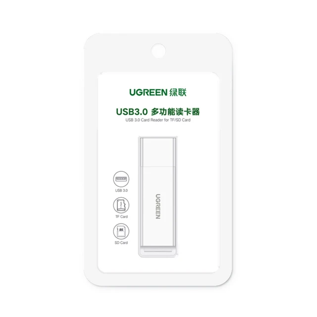 Кардридер Ugreen TF/SD to USB-A 3.0 Black (UGR530BLK)