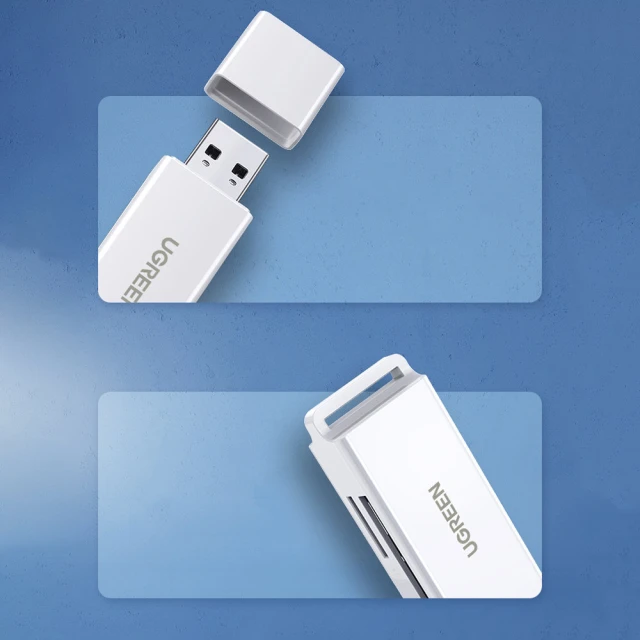 Кардридер Ugreen TF/SD to USB-A 3.0 Black (UGR530BLK)