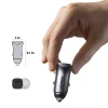 Автомобільний зарядний пристрій Ugreen USB-A/USB-C 30W Grey (6957303848584)