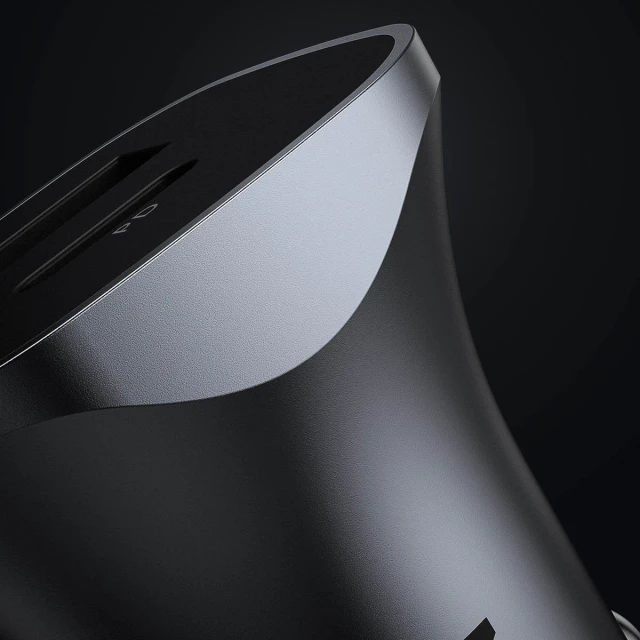 Автомобільний зарядний пристрій Ugreen USB-A/USB-C 30W Grey (6957303848584)