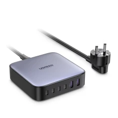 Багатопортовий зарядний пристрій Ugreen 200W PPS 4x USB Type-C/2x USB-A Gray (6957303849147)