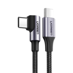 Кабель Ugreen USB Type-C to USB Type-C 60W 20V 3A 1m Black Gray (6957303851232)