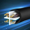 Кабель Ugreen LAN Ethernet Cat.6 5m Black (6957303851768)