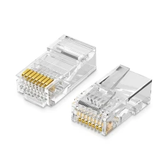 Наконечники Ugreen RJ45 8P8C UTP Cat.5 | Cat.5e Transparent (100 Pack) (50246-ugreen)
