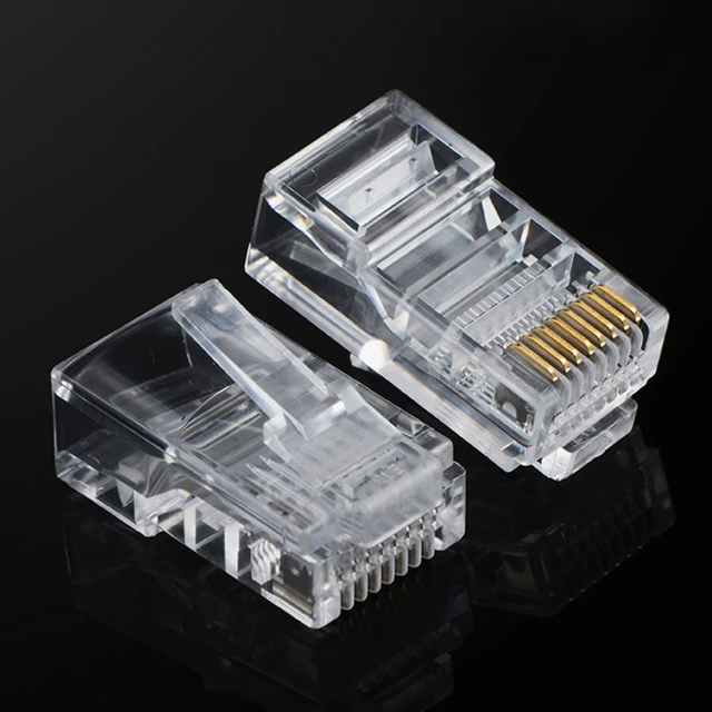 Наконечники Ugreen RJ45 8P8C UTP Cat.5 | Cat.5e Transparent (100 Pack) (50246-ugreen)